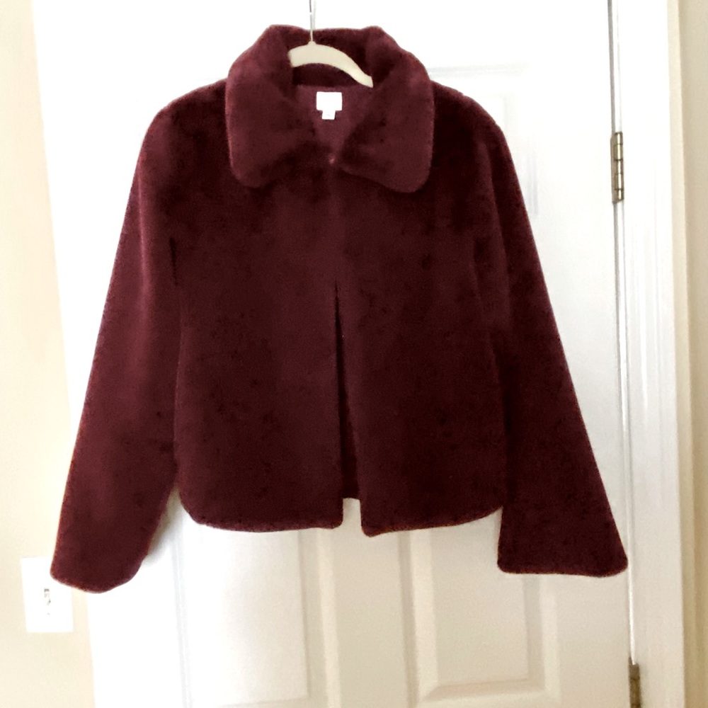 Faux fur coat in excellent condition